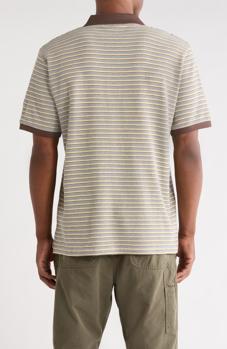 Carhartt Work In Progress Dion Stripe Cotton Polo, Alternate, color, Dion Stripe/Wax