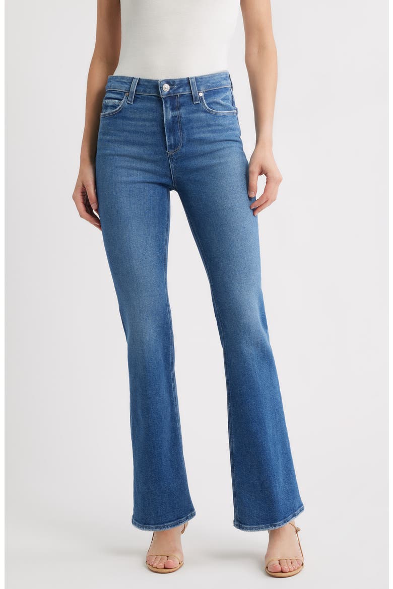 Laurel Canyon High Waist Bootcut Jeans, Main, color, TARNISHED