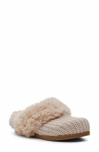 DV by Dolce Vita Adler Knit Faux Fur Slipper