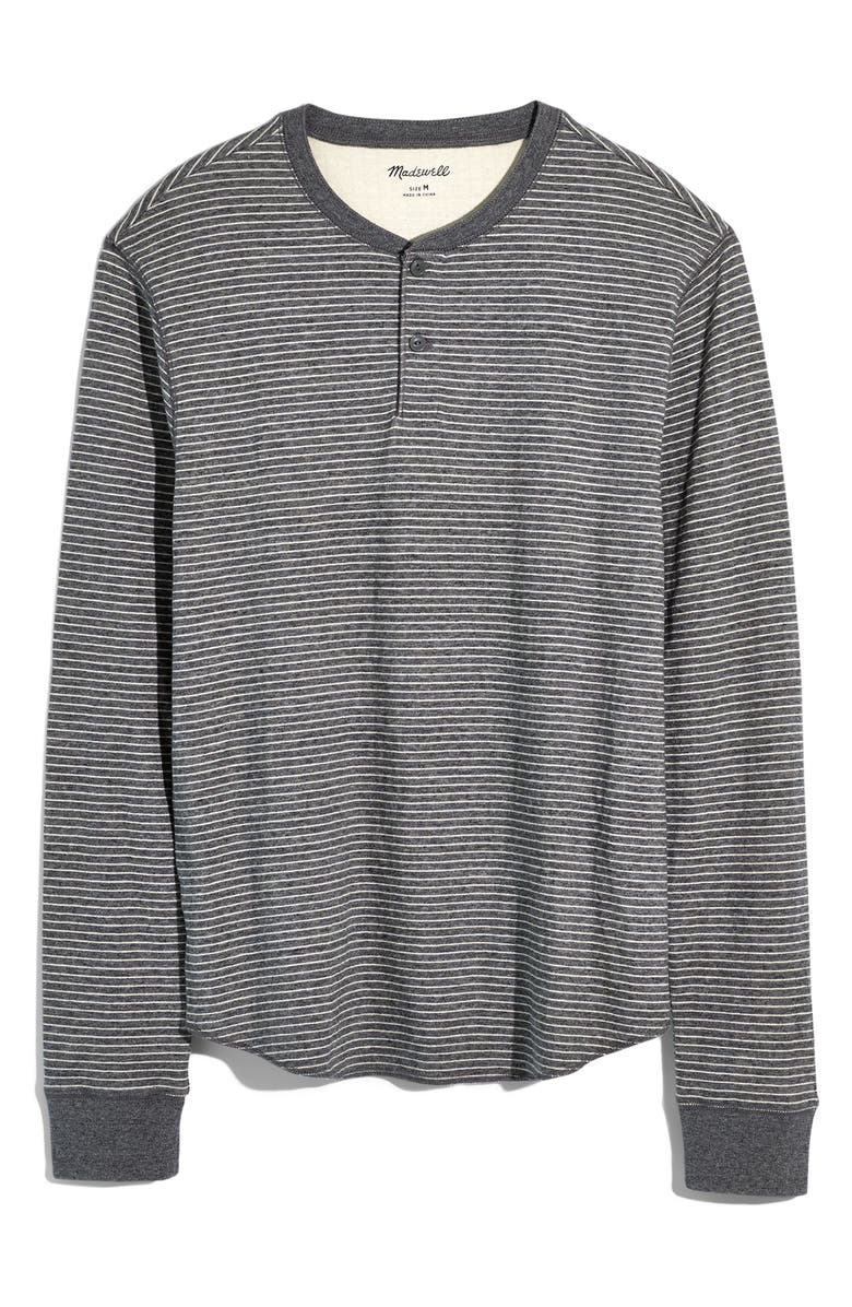 Madewell Doubledown Stripe Henley, Alternate, color, 