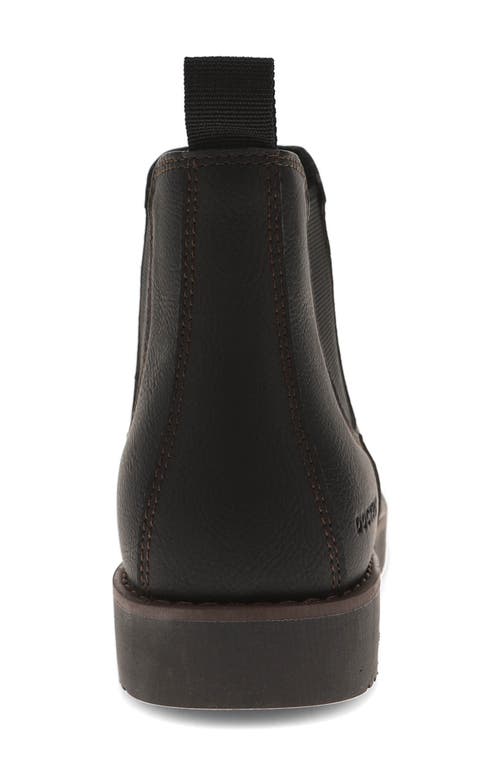 Dockers Mens Stretch Faux Leather Chelsea Boots In Black