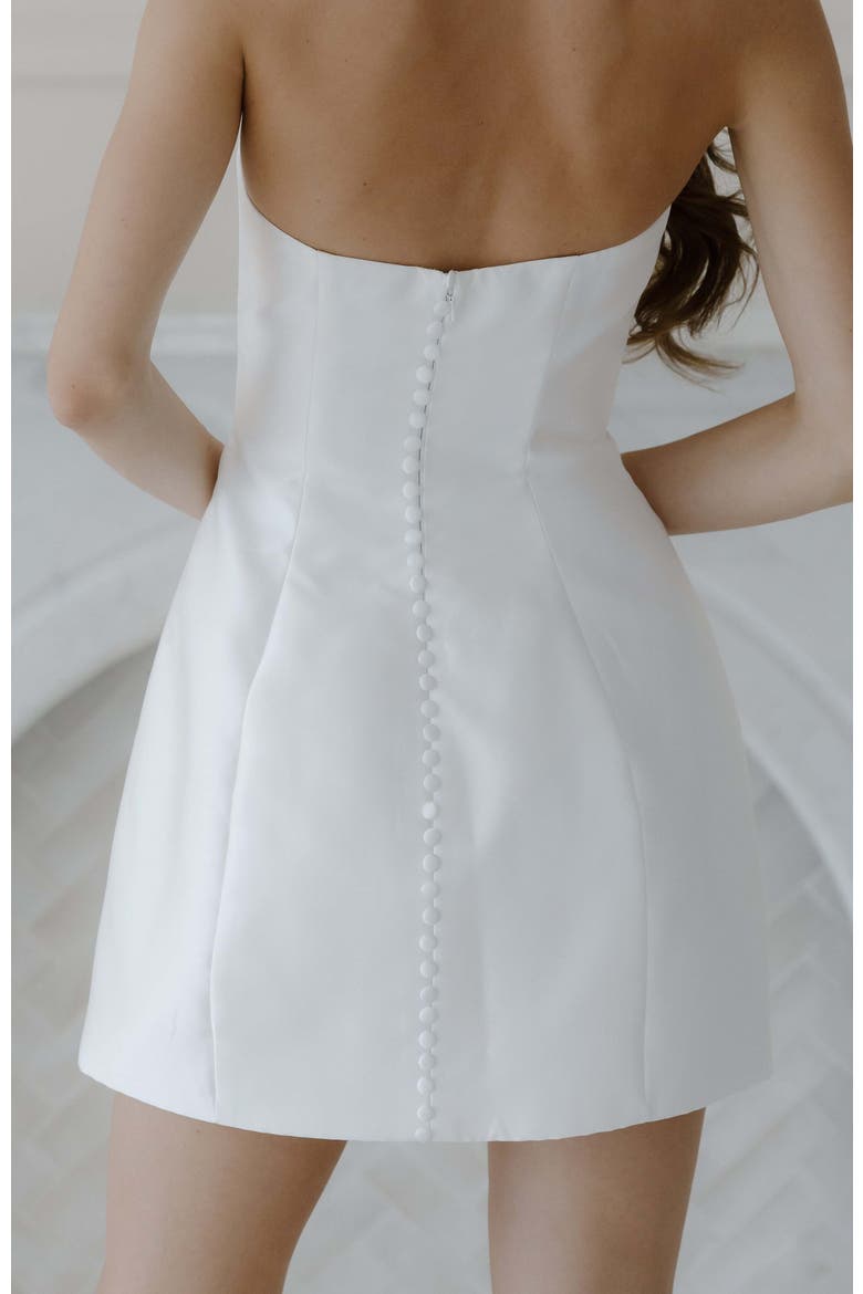 Bianca Mini Dress, Alternate, color, Ivory