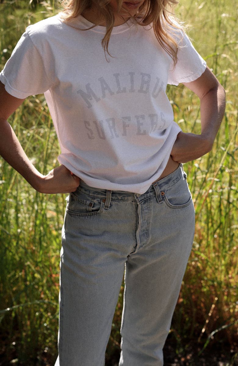 CALIFORNIA INCLINE Malibu Surfers Tee, Alternate, color, Salt