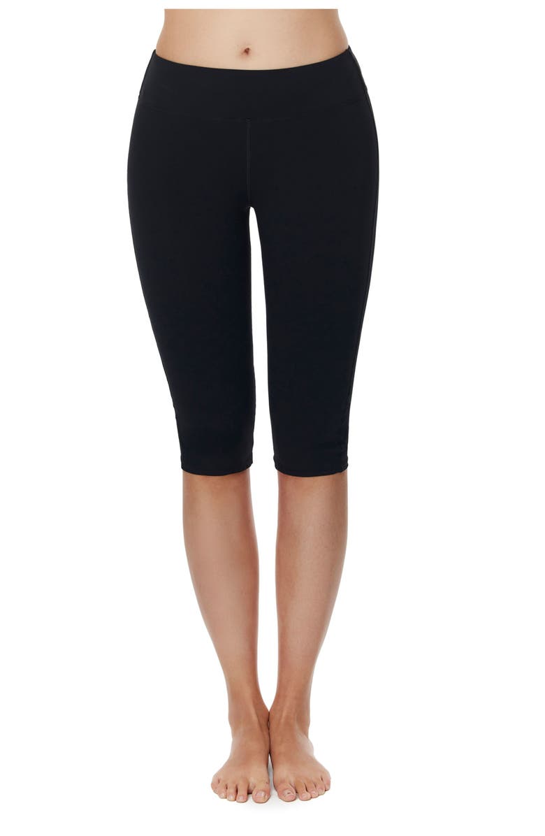 Gottex Modest Modest Short Swim Leggings, Main, color, Black