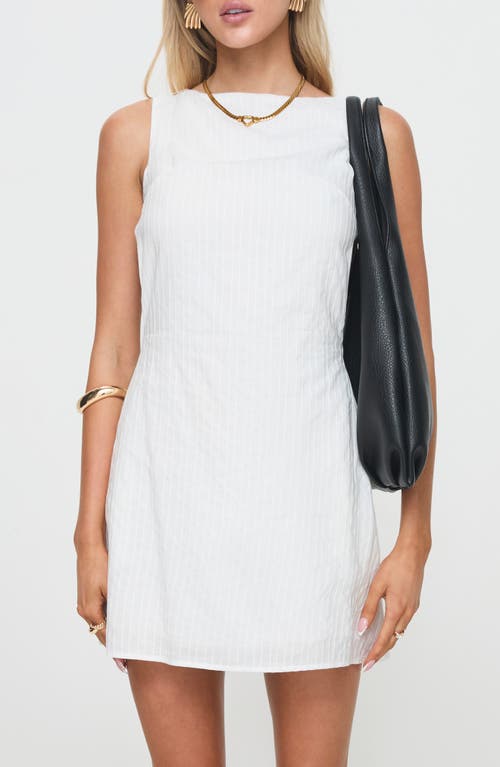PRINCESS POLLY PRINCESS POLLY SWOON OPEN BACK COTTON MINIDRESS 