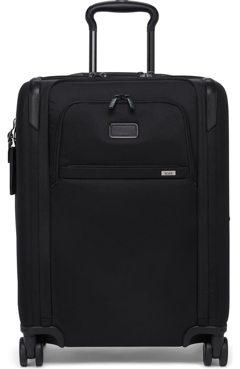 TUMI Alpha Large Dual Access Expandable Carry-On, Main, color, Black