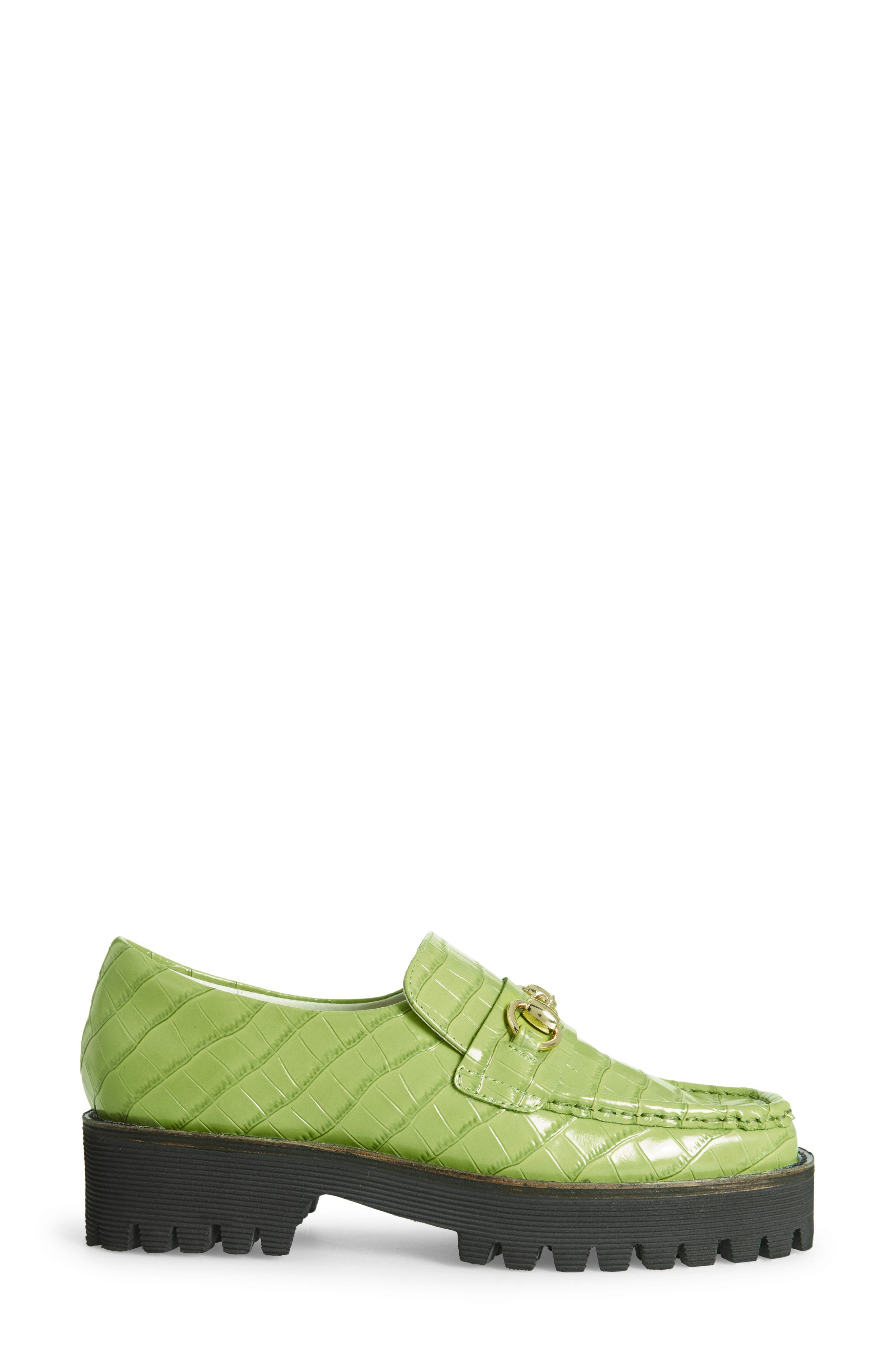 HK2 Loafer, Alternate, color, APPLE GREEN LEATHER