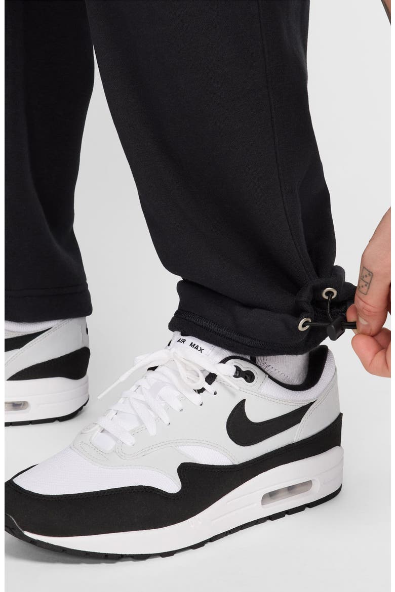Club Fleece Bungie Pants, Alternate, color, 010 BLACK/WHITE
