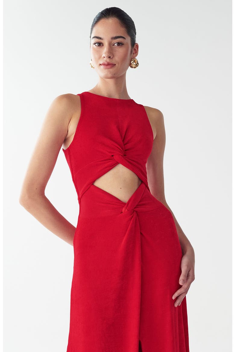 Malia Maxi Dress, Alternate, color, Red