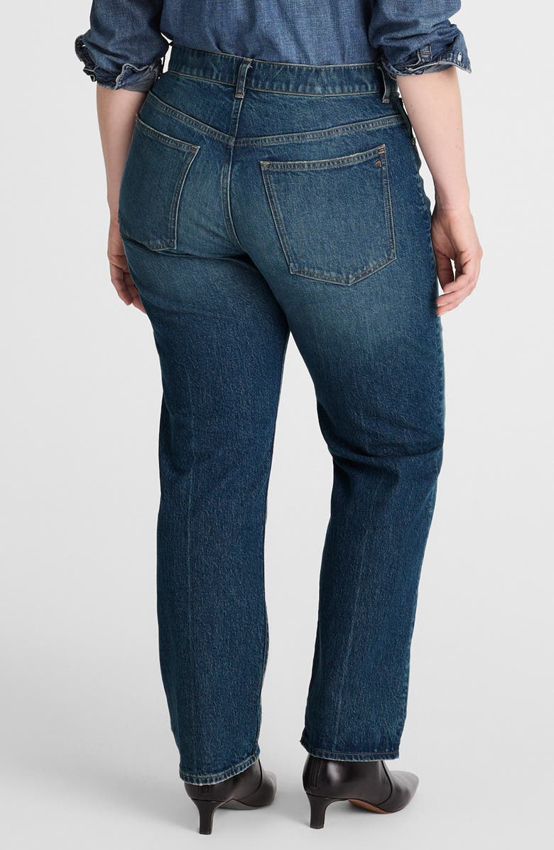 Madewell The Longline Straight Jeans, Alternate, color, Greendale Wash