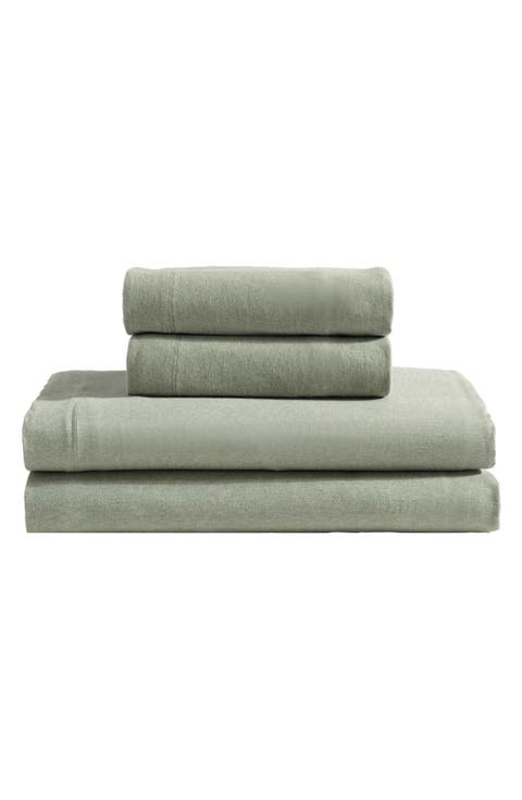 Modern Mélange Cotton Blend Sheet Set