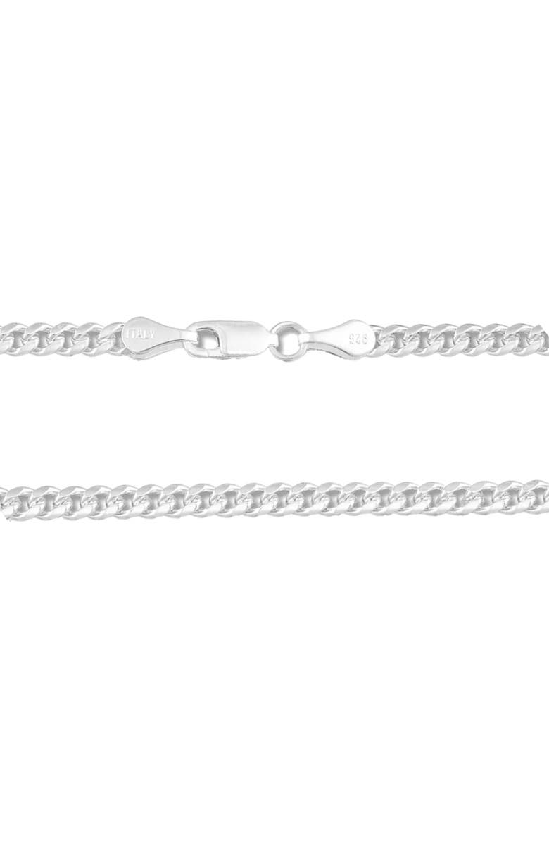 Sterling Silver Curb Chain Necklace
