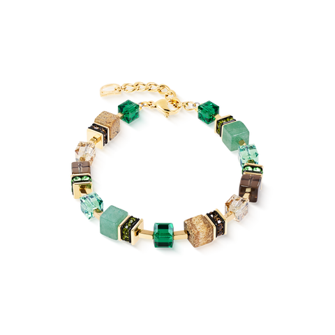 GeoCUBE® Precious Statement Bracelet Emerald Garden