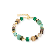 COEUR DE LION GeoCUBE® Precious Statement Bracelet Emerald Garden