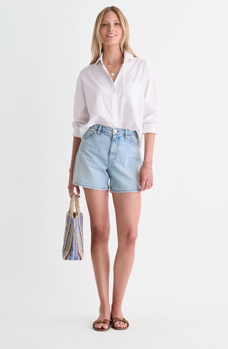 vineyard vines Darcy Denim Shorts, Alternate, color, Seabreeze