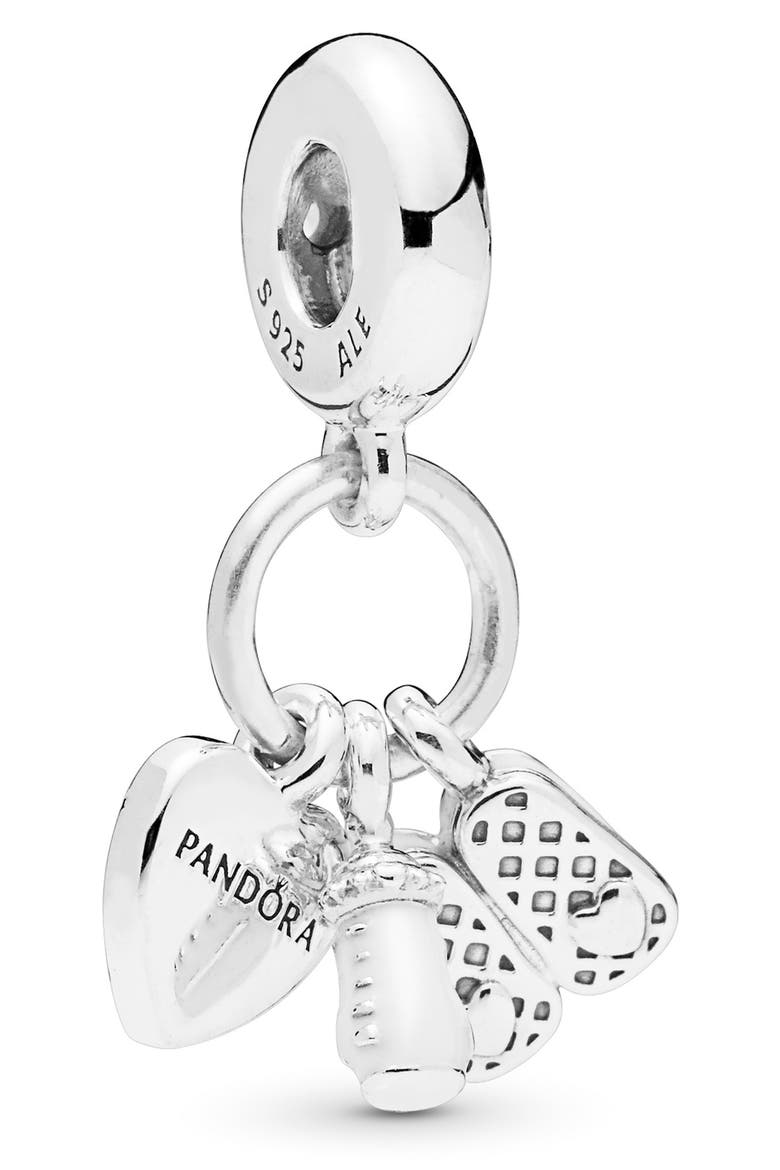 My Little Baby Dangle Charm, Main, color, SILVER