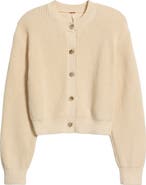 Free People Vienna Rib Button Front Cardigan