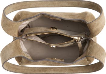 Medium Mercer Suede Hobo Bag