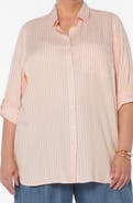 VELVET HEART Elisa Tab Sleeve Button-Up Shirt
