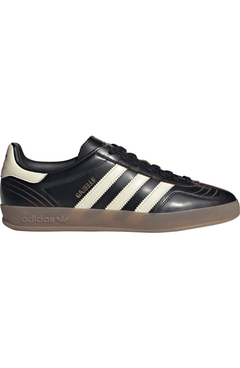adidas Gazelle Indoor Sneaker, Alternate, color, Core Black/ Cream White/ Gum