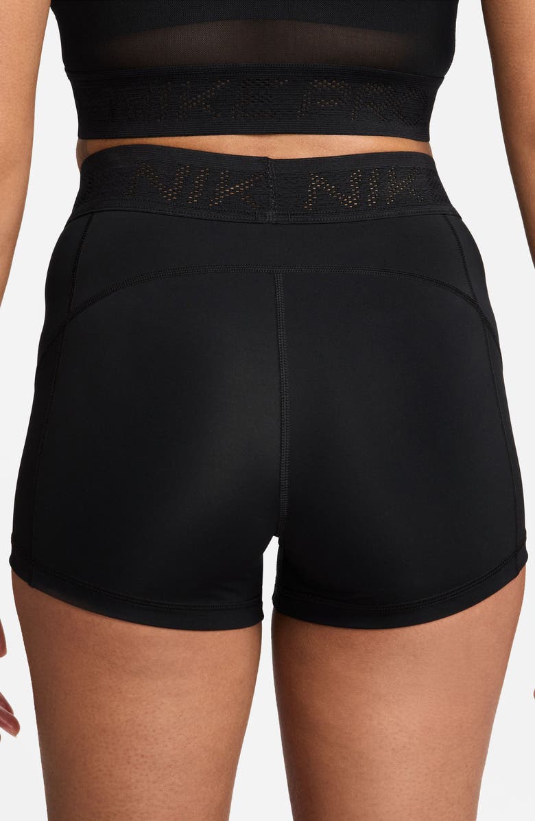 Nike Pro 3-Inch Mid Rise Mesh Panel Shorts, Alternate, color, 