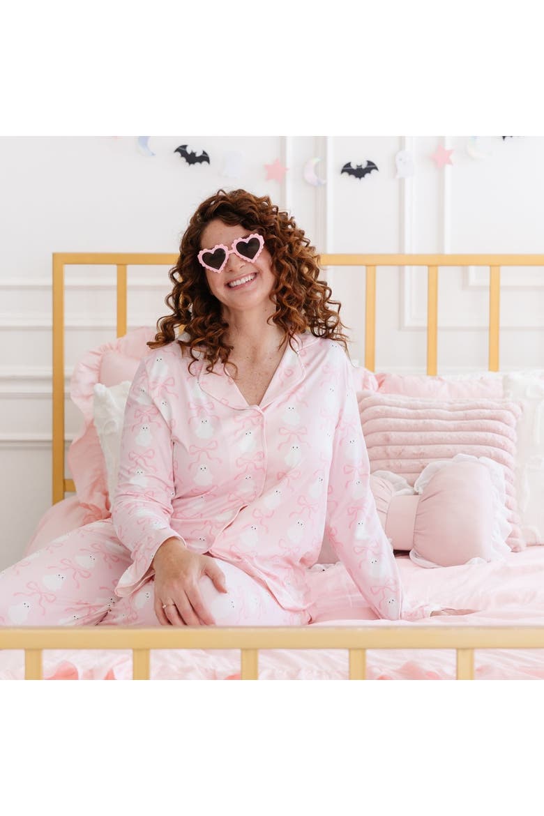 Ghost Halloween Women's Lounge Set, Alternate, color, Soft Pink