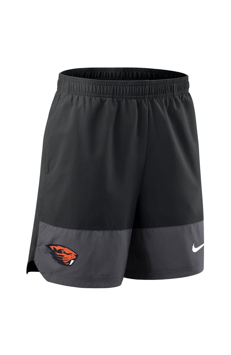 Nike Men's Nike Black Oregon State Beavers 2025 Sideline Performance Shorts, Alternate, color, Black