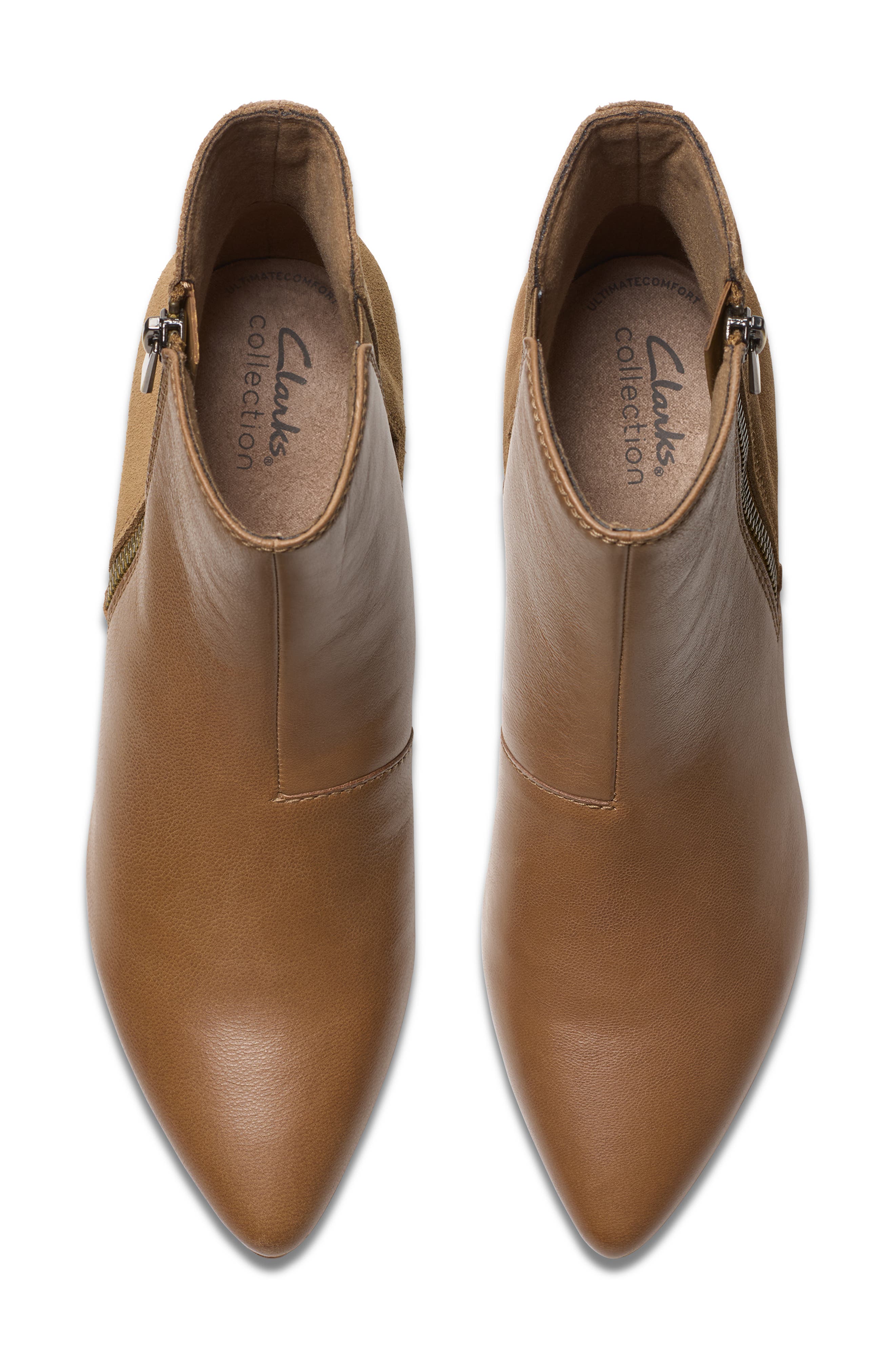 Clarks<sup>®</sup> Ellanie Vibe Boot, Alternate, color, Taupe Leather