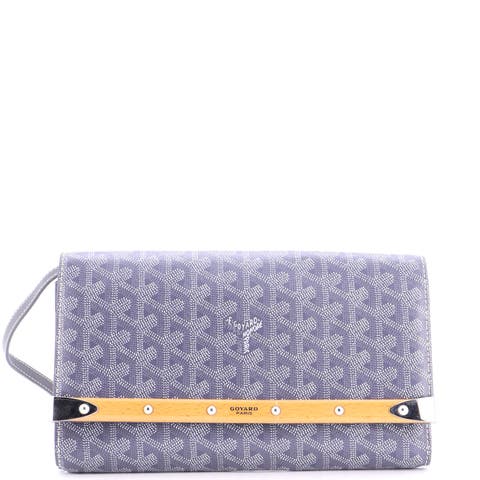 Monte Carlo Clutch with Strap Coated Canvas PM