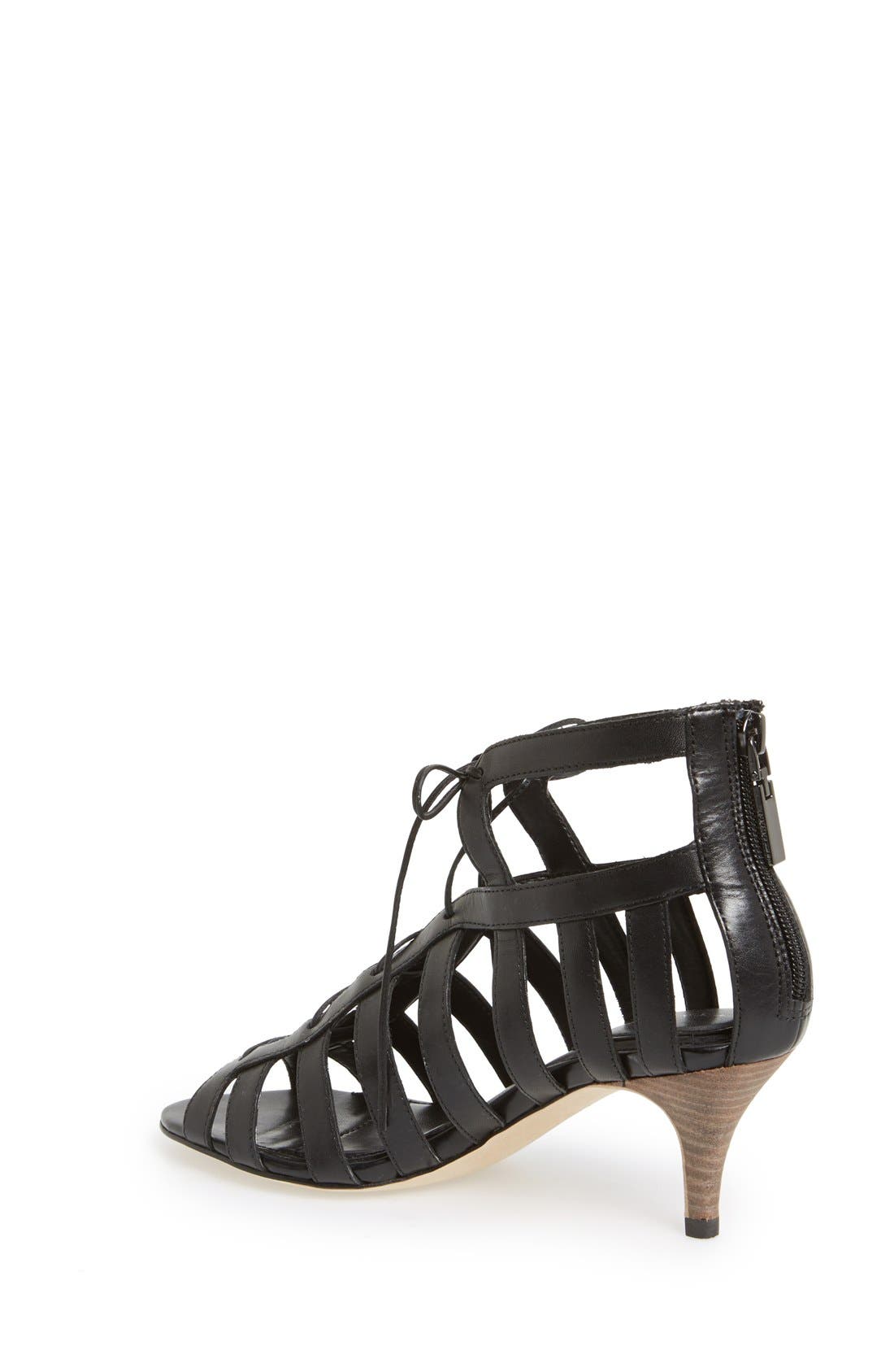 'Rhodeus' Sandal, Alternate, color, BLACK
