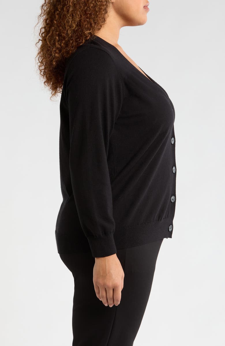 Universal Standard Cosmo Cardigan, Alternate, color, Black