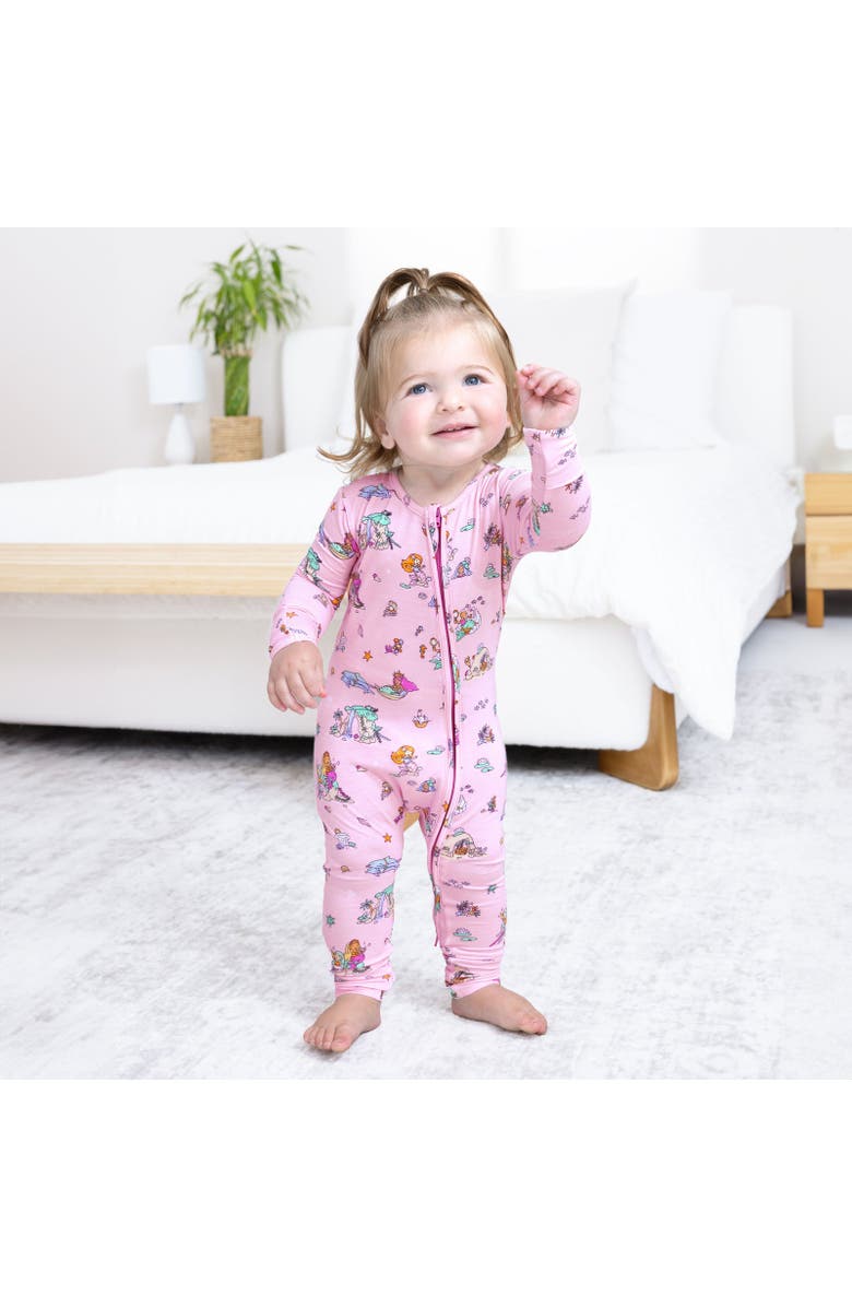 Bellabu Bear Baby Mermaid Lagoon Convertible Footie, Alternate, color, Mermaid Lagoon