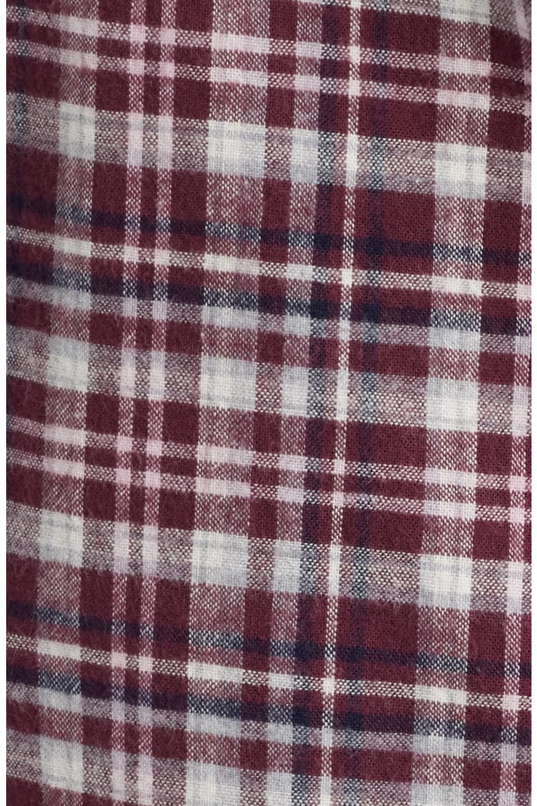 Bordeoux Check Shirt, Alternate, color, BORDEOUX CHECK