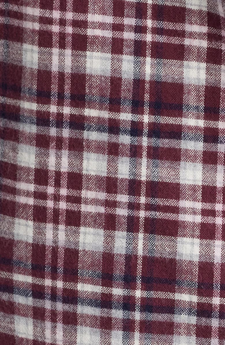 Brooklyn Industries Bordeoux Check Shirt, Alternate, color, Bordeoux Check
