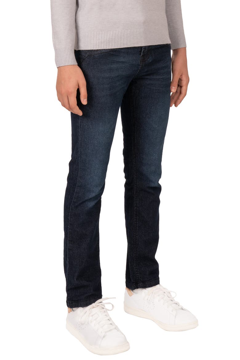 5 Pocket Stretch Jeans, Alternate, color, DARK BLUE