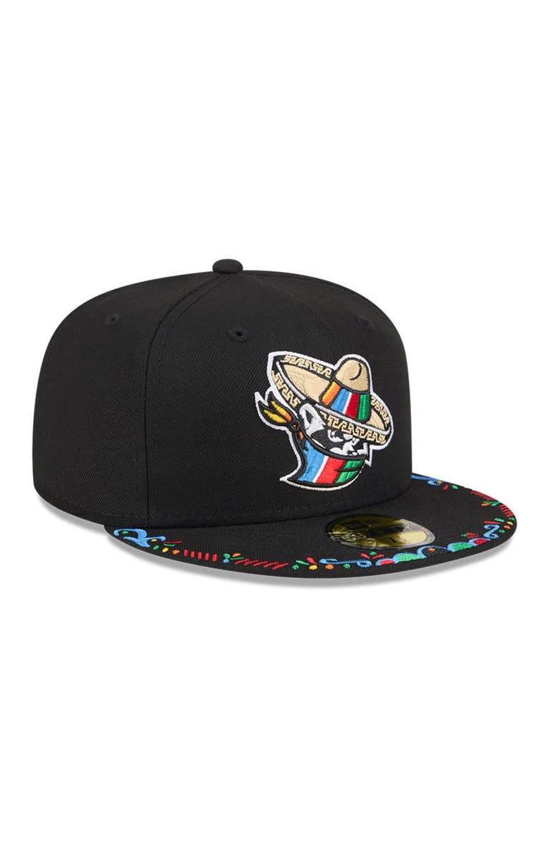 New Era Men's New Era  Black Quad Cities River Bandits 2026 Copa De La Diversion 59FIFTY Fitted Hat, Alternate, color, Black