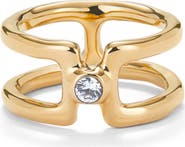 UNODE50 Double Topaz Ring