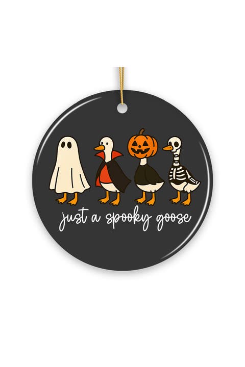 Just A Spooky Goose Halloween Costume Ornament