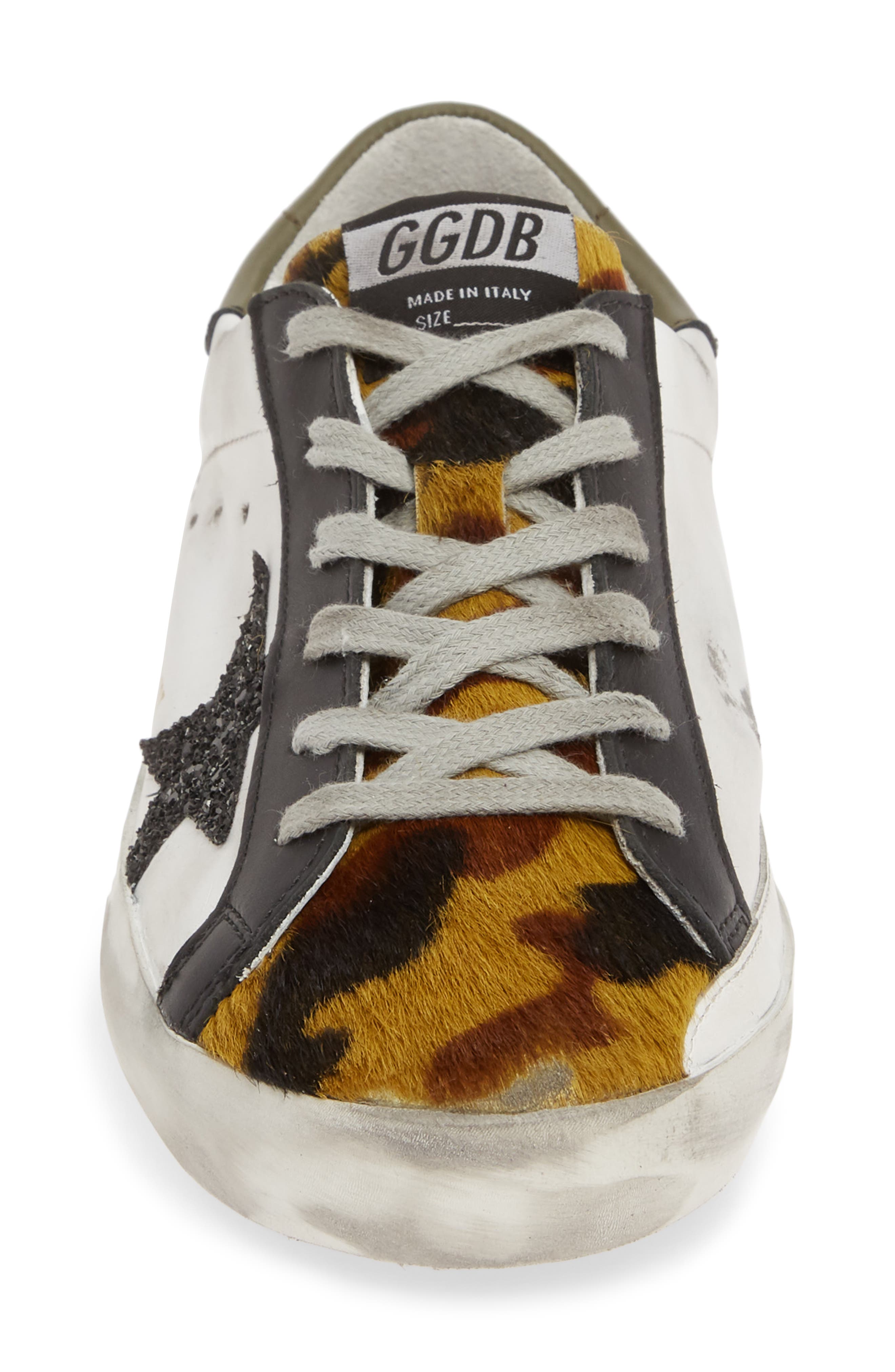 Golden Goose Superstar Genuine Calf Hair Sneaker, Alternate, color, 