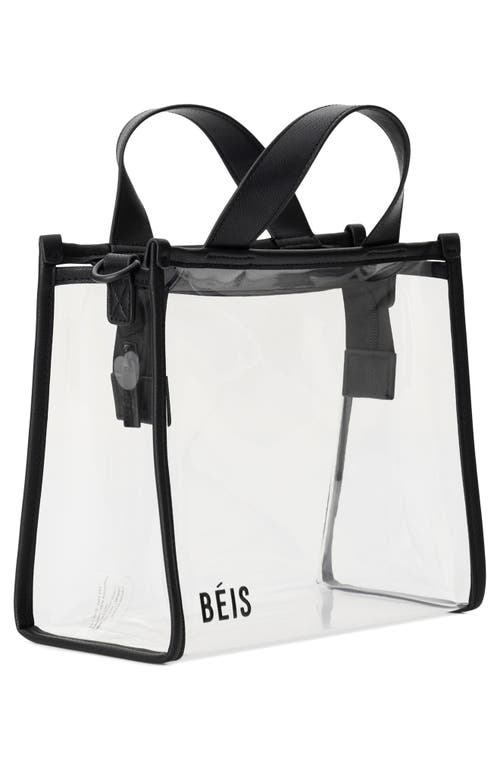 Beis Béis The Clear Stadium Tote In White