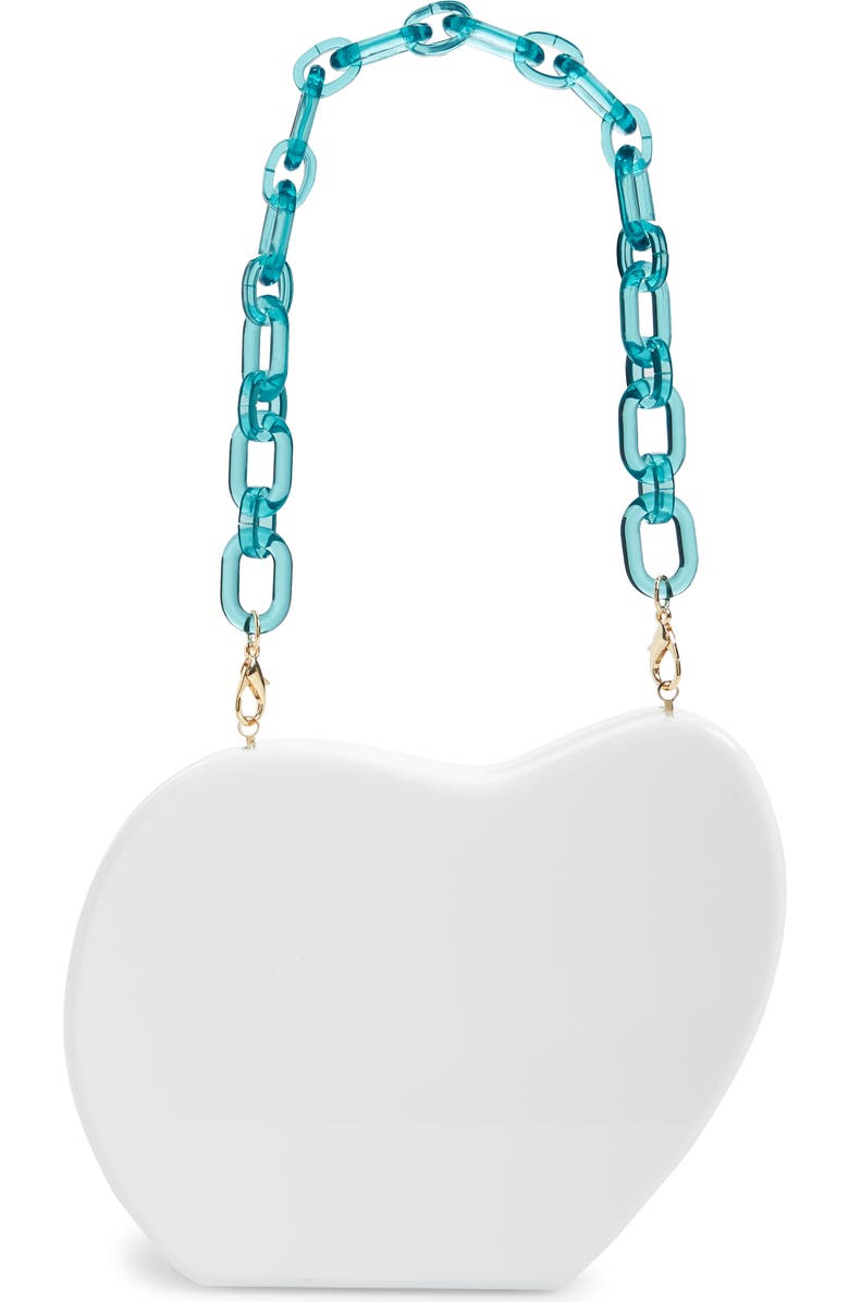 Edie Parker Shrimp Cocktail Acrylic Bag, Alternate, color,