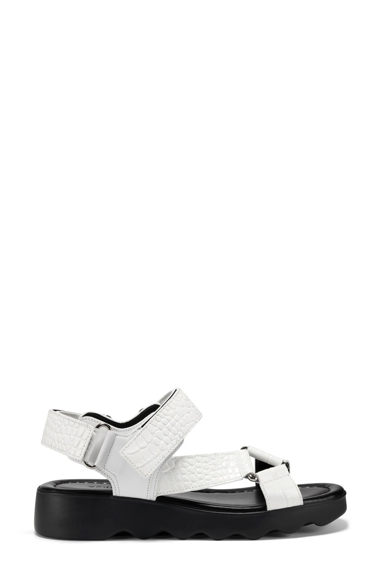 Aerosole Wave Sandal, Alternate, color, WHITE CROCO
