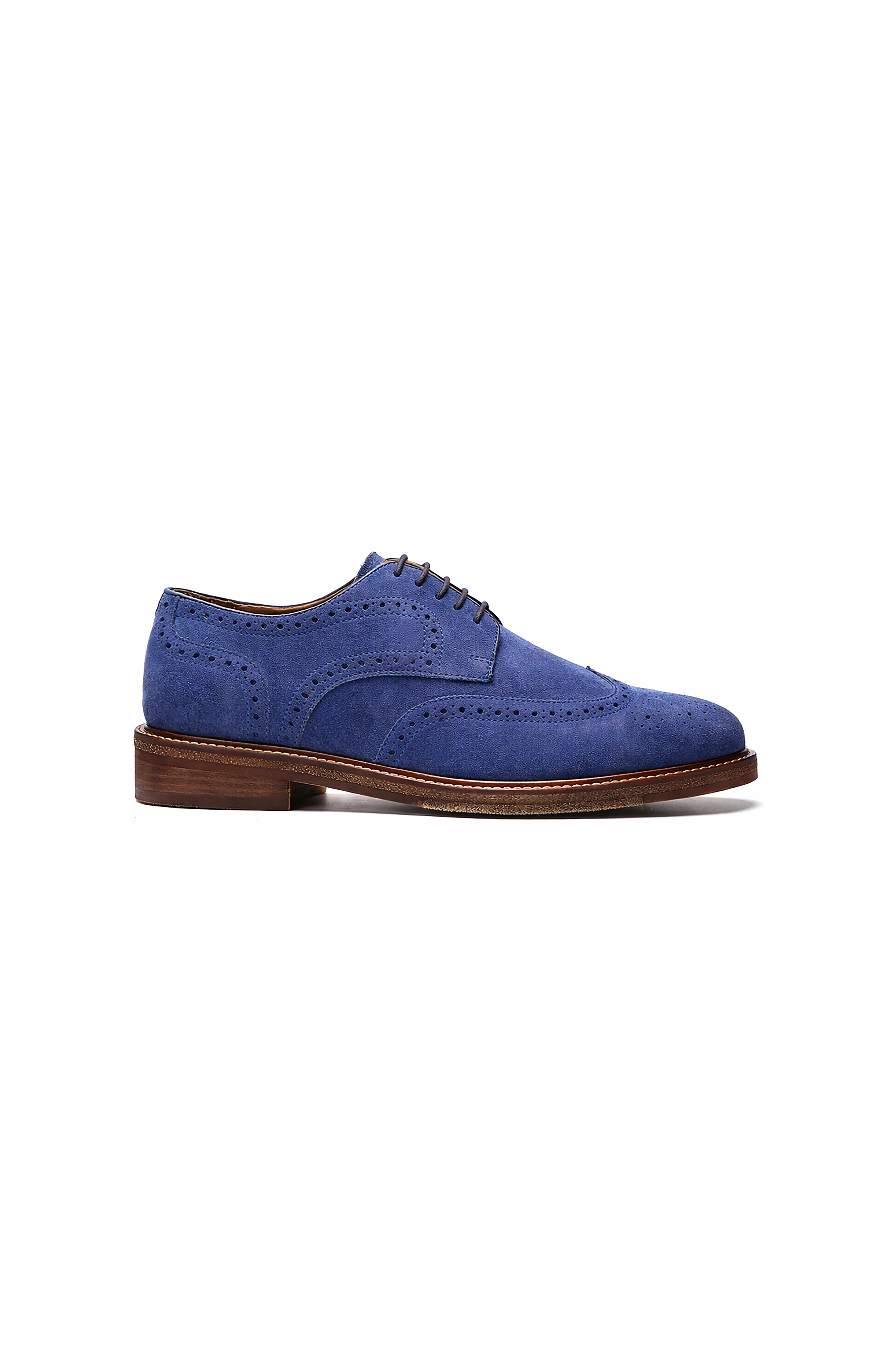 Cambridge Wingtip Lace-up, Alternate, color, Jean Blue Suede