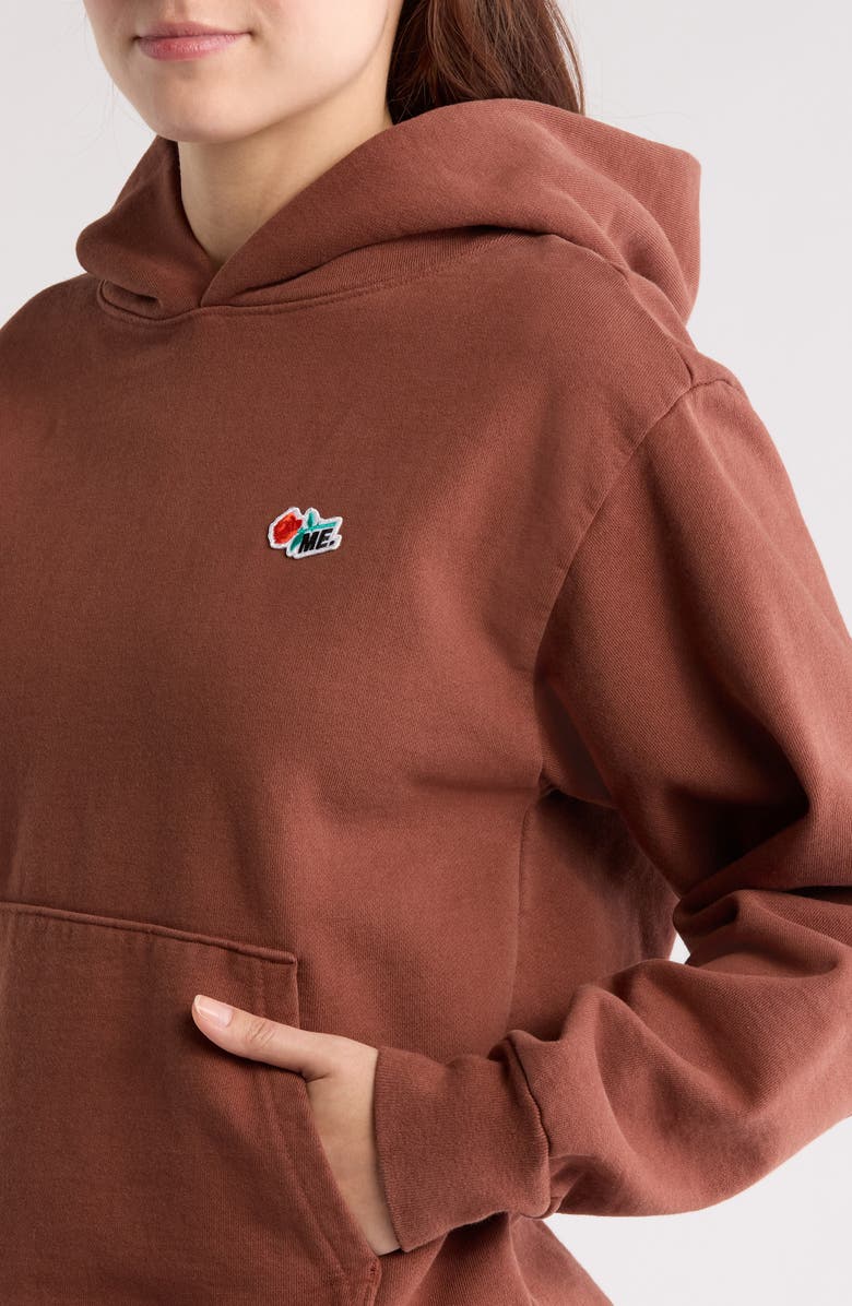 Melody Ehsani Heavy Fleece Hoodie, Alternate, color, Milk Chocolate