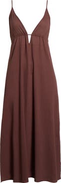 Sanctuary Crinkle Gauze Cover-Up Midi Dress