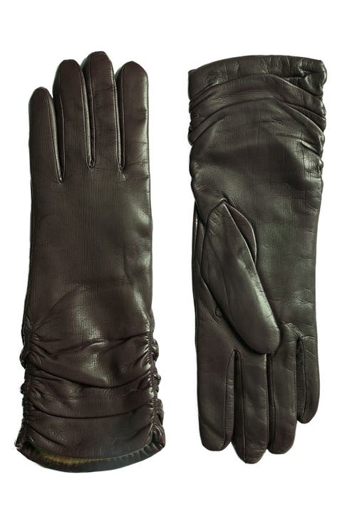 Meggan Silk Lined Leather Gloves