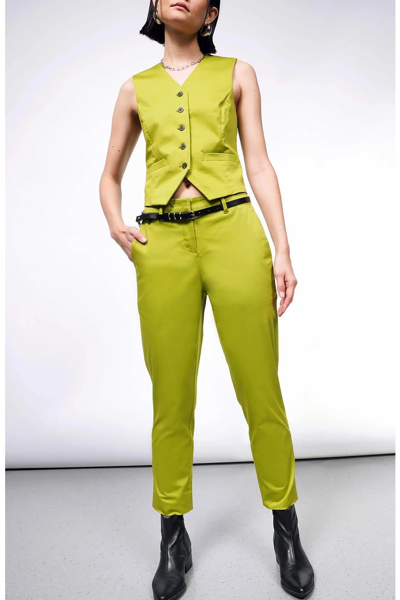The Essential Slim Crop Pant, Main, color, PICKLE