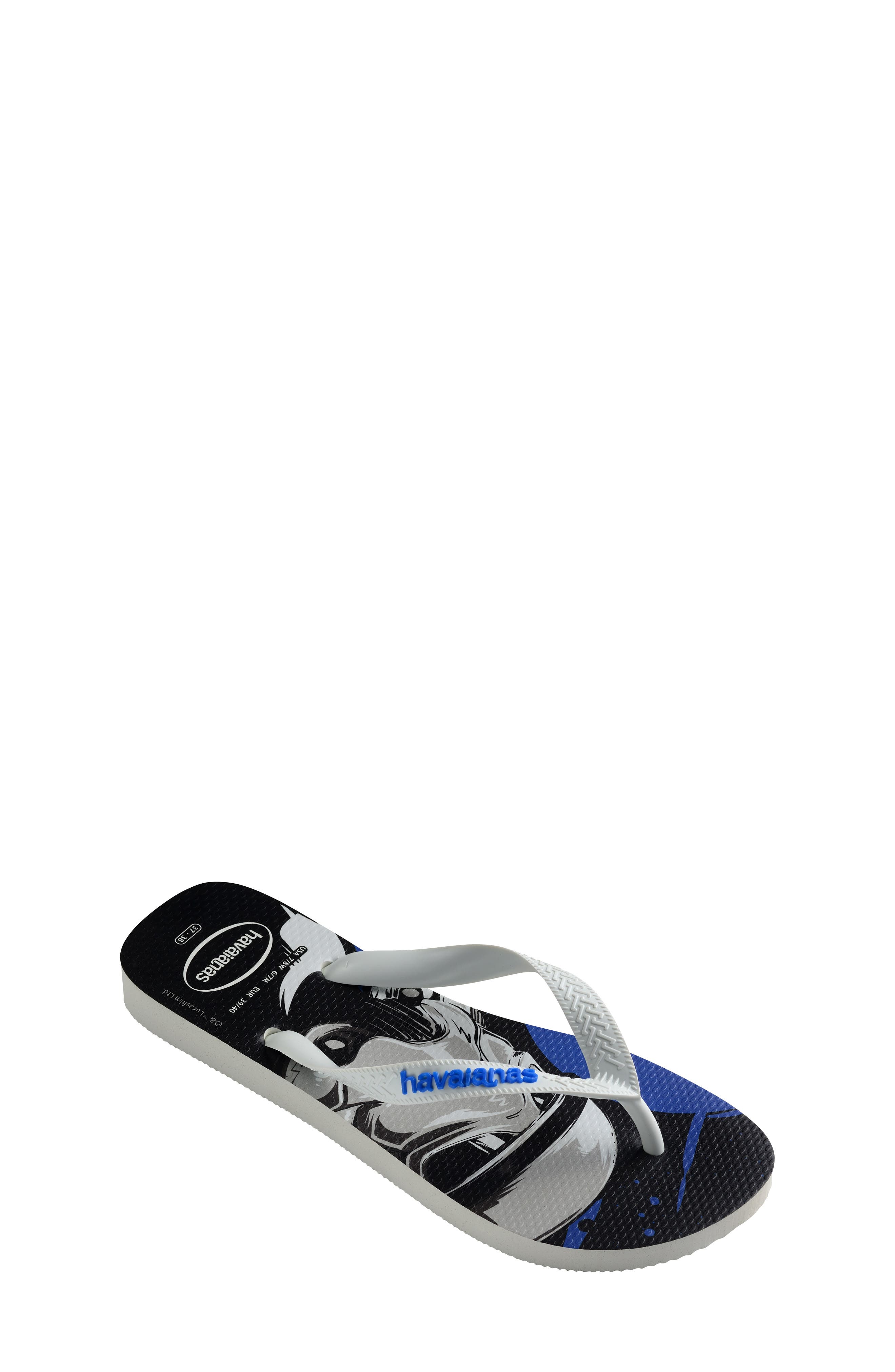'Star Wars™' Flip Flop, Alternate, color, WHITE/ STAR BLUE/ WHITE