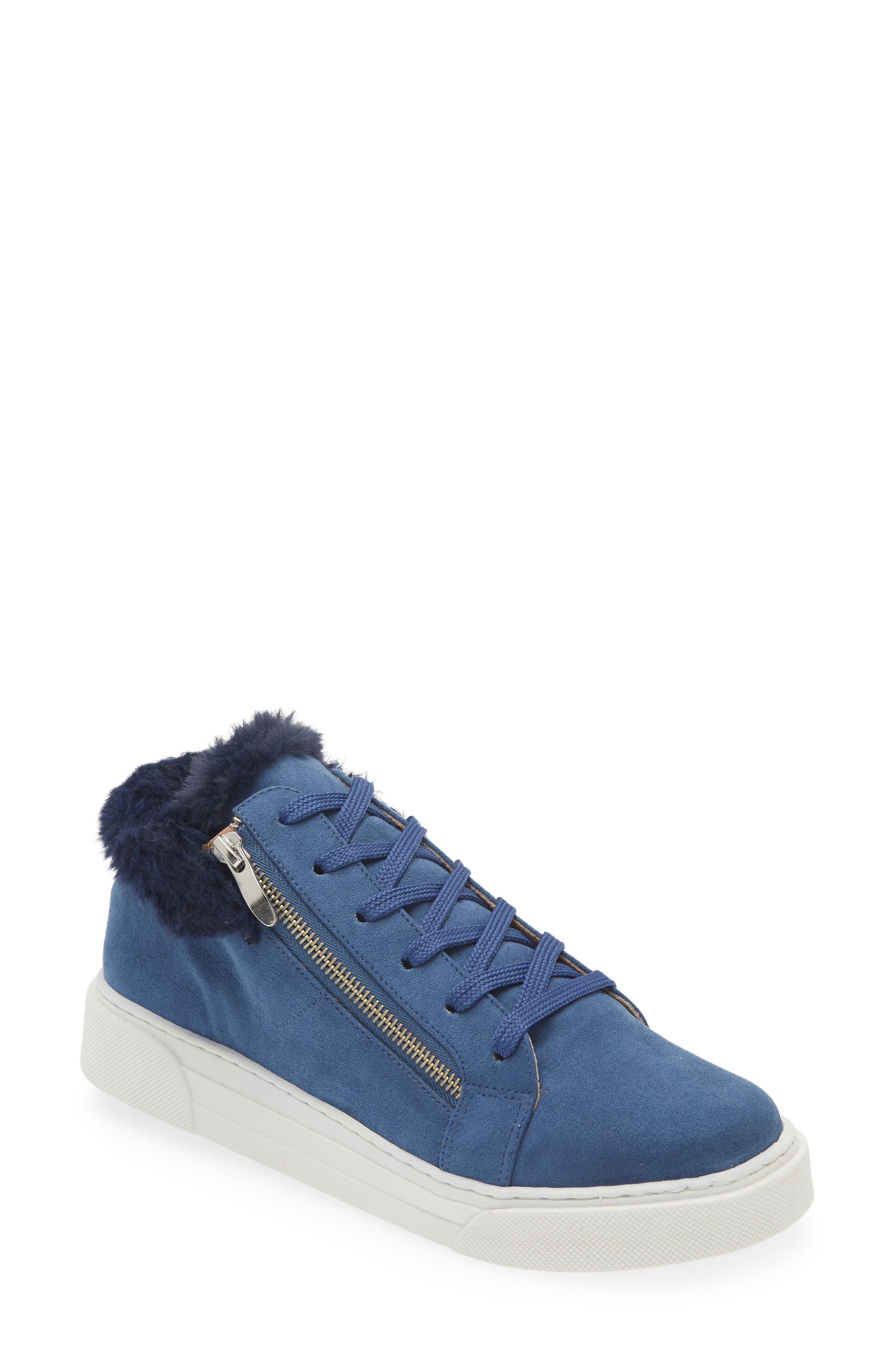 Love Rio Debbie Faux Fur Zip Sneaker