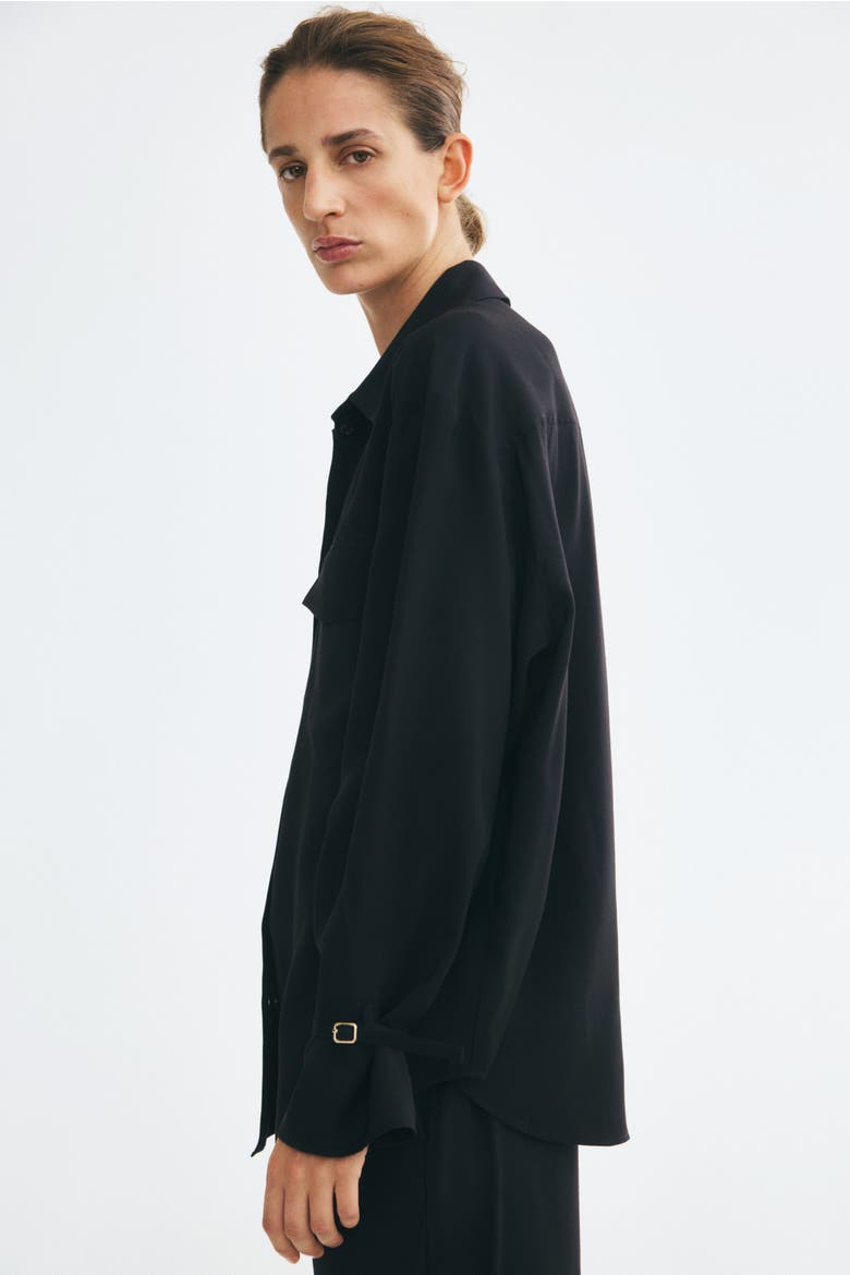 Oversized Shirt, Alternate, color, Black